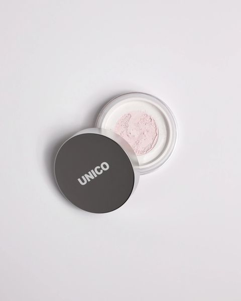Розовая финишная пудра для лица UNICO Setting&Finishing Powder Pink Aura с SPF13/PA+++, 10 г 1103 фото