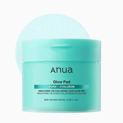 Увлажняющие педы с гиалуроновой кислотой и PDRN, ANUA PDRN 100 Hyaluronic Acid Glow Pad, 180 мл (60 шт) 2085 фото