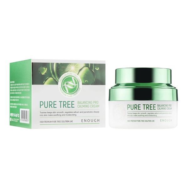 Успокаивающий крем для лица Enough Pure Tree Balancing Pro Calming Cream с экстрактом чайного дерева, 50 мл 0525 фото