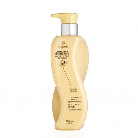 Шампунь для волос с ромашкой Bogenia Chamomile Sulfate Free Professional Shampoo BG461 №001, 400 мл 0533 фото