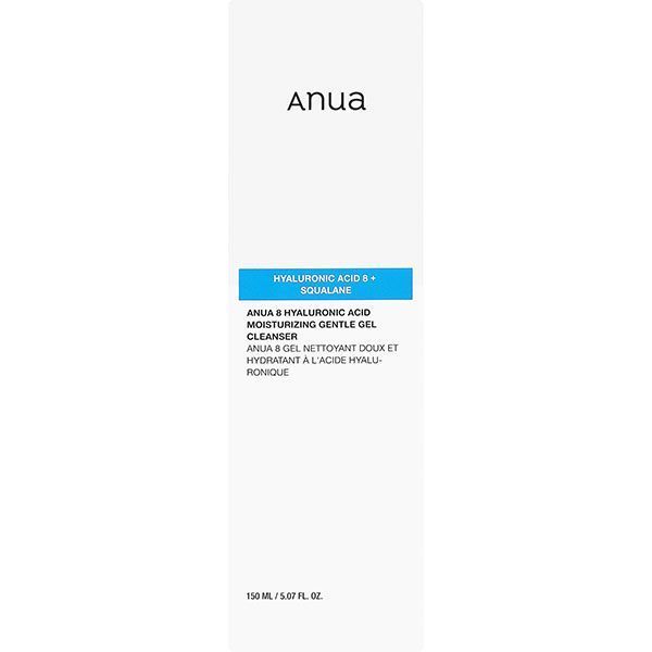 Увлажняющий нежный гель для умывания Anua 8 Hyaluronic Acid Moisturizing Gentle Gel Cleanser, 150 мл 2117 фото