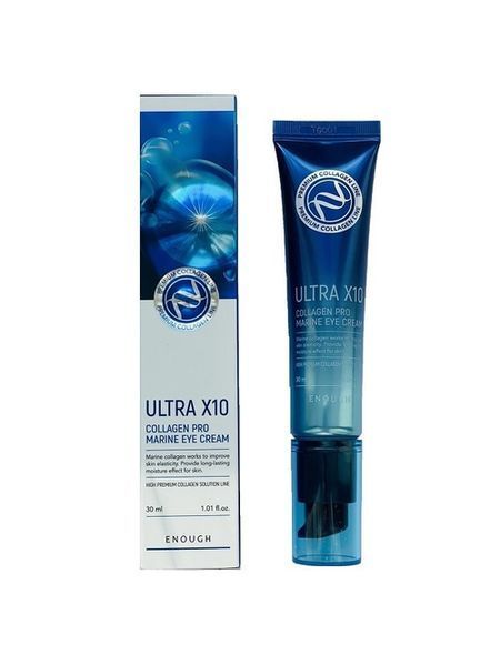 Омолаживающий крем для кожи вокруг век Enough Premium Ultra X10 Collagen Pro Marine Eye Cream, 30 мл 0602 фото