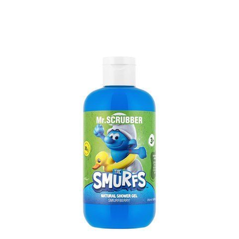 Натуральний дитячий гель для душу Mr.SCRUBBER The Smurfs Smurfberry, 200 мл 0404 фото