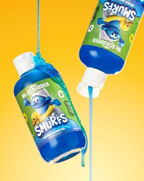 Натуральний дитячий гель для душу Mr.SCRUBBER The Smurfs Smurfberry, 200 мл 0404 фото