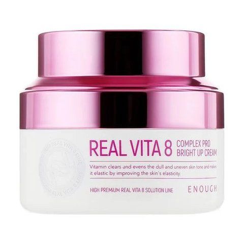 Живильний крем для обличчя Enough Real Vita 8 Complex Pro Bright Up Cream з вітамінами, 50 мл 0604 фото