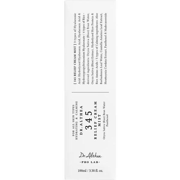 Двофазний крем-міст для зволоження та заспокоєння шкіри Dr.Althea 345 Relief Cream Mist, 100 мл 8305 фото