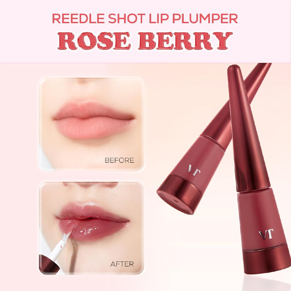 Плампер для губ глянцевий з елегантним ягідним відтінком VT Reedle Shot Lip Plumper Roseberry, 4.3 г 3712 фото