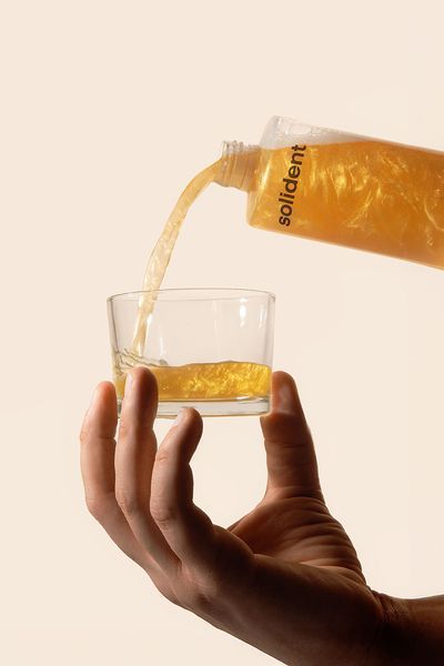 Ополаскиватель для полости рта Solident Gold-Infused Mouthwash с коллоидным золотом, 400 мл 7827 фото