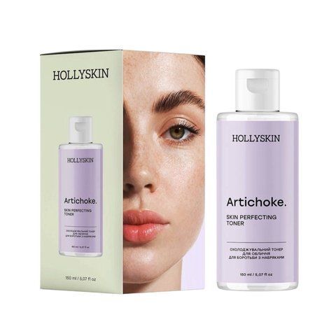 Охлаждающий тонер для лица для борьбы с отеками HOLLYSKIN Artichoke. Skin Rerfecting Toner 0036 фото