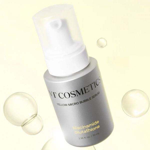 Микропинная сыворотка с ниацинамидом и глутатионом VT Cosmetics Niacinamide Glutathione Yellow Micro Bubble Serum, 70 мл 3725 фото