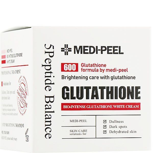 Крем для лица против пигментации с глутатионом Medi-Peel Bio Intense Glutathione White Cream, 50 г 2090 фото