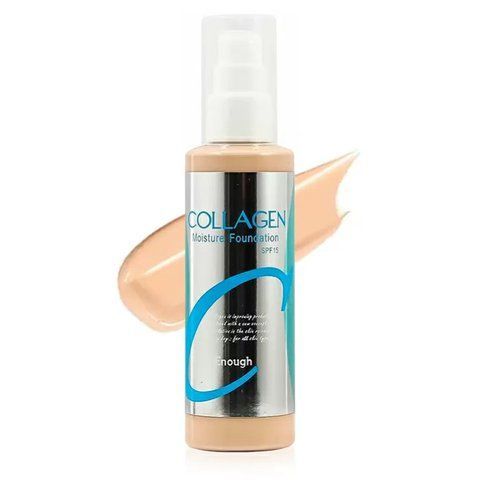 Зволожувальна тональна основа для обличчя Enough Collagen Moisture Foundation SPF 15 з колагеном, тон 21, 100 мл 9100 фото
