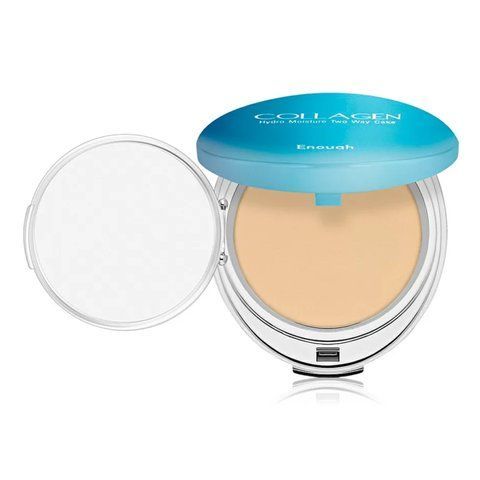 Увлажняющая коллагеновая пудра для лица Enough Collagen Hydro Moisture Two Way Cake SPF 25 PA++ тон 21, со сменным блоком, 26 г 9300 фото