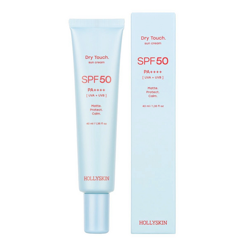 Матуючий сонцезахисний крем для обличчя HOLLYSKIN Dry Touch. SPF 50 0123 фото