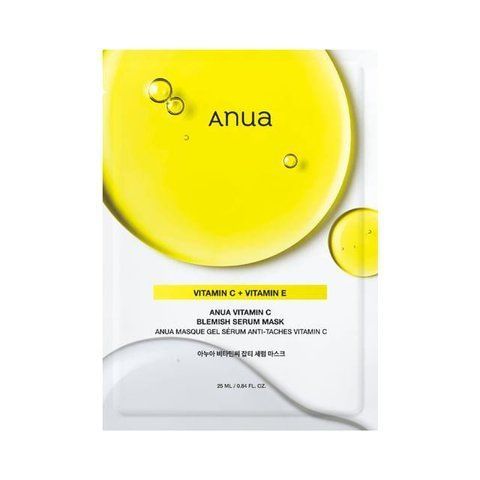 Осветительная тканевая маска с витамином C Anua Green Lemon Vita C Blemish Serum Mask, 25 мл 2138 фото