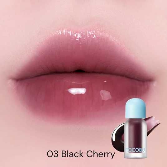 Оттеночное масло-плампер для объема и сияния губ Tocobo Juicy Berry Plumping Lip Oil, 03 Black Cherry, 4 мл 3900 фото