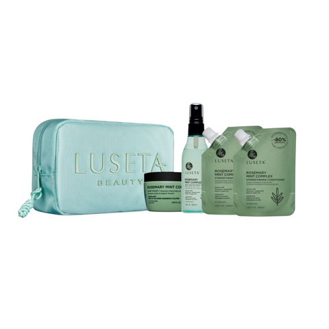 Освежающий набор для волос с жирными корнями и сухими кончиками Luseta Beauty Rosemary Mint Jet-Set Hair Refresh Kit 6080 фото