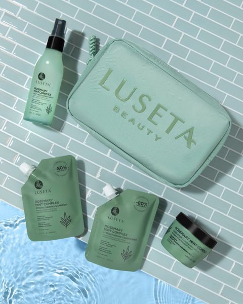 Освежающий набор для волос с жирными корнями и сухими кончиками Luseta Beauty Rosemary Mint Jet-Set Hair Refresh Kit 6080 фото