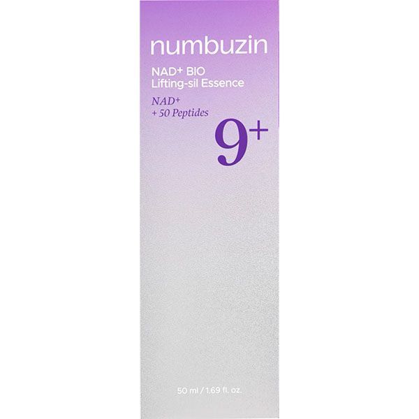 Антивікова ліфтинг-есенція для обличчя з NAD+ та комплексом пептидів Numbuzin No. 9 NAD Bio Lifting-sil Essence, 50 мл 5602 фото