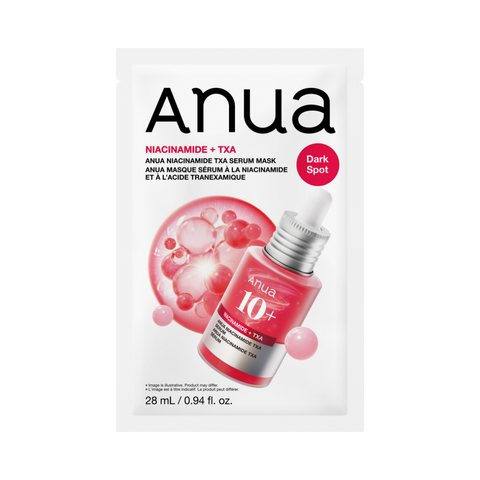Тканевая маска-сыворотка с ниацинамидом и транексамовой кислотой Anua Niacinamide TXA Serum Mask, 28 мл 2143 фото