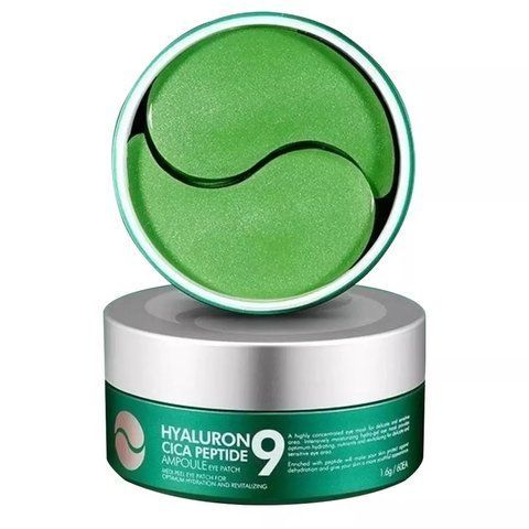 Гидрогелевые патчи для кожи вокруг глаз Medi-Peel Hyaluron Cica Peptide 9 Ampoule Eye Patch успокаивающие, с пептидами, 60 шт 2020 фото