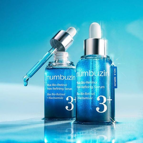 Сыворотка с ретинолом для сужения пор лица Numbuzin No.3 Blue Bio-Retinol Pore Refining Serum, 30 мл 5619 фото