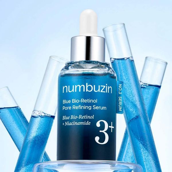 Сыворотка с ретинолом для сужения пор лица Numbuzin No.3 Blue Bio-Retinol Pore Refining Serum, 30 мл 5619 фото