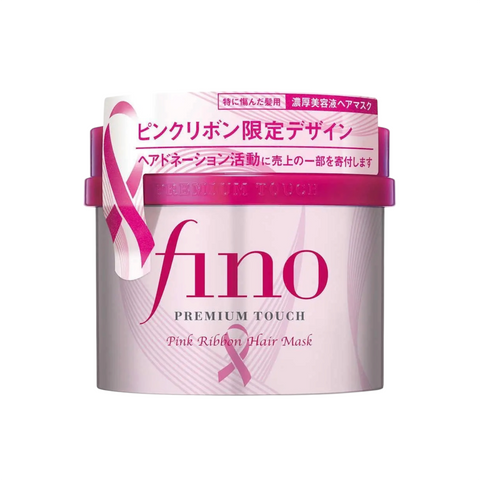 Маска для відновлення волосся Shiseido Fino Premium Touch Pink Ribbon Hair Mask, 230 г 4518 фото