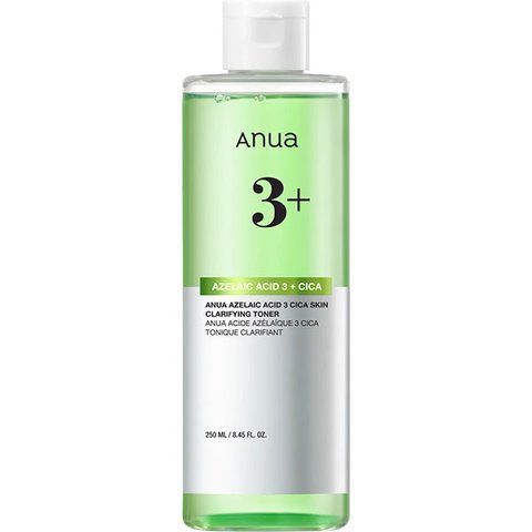 Тонер для очищения кожи с азелаиновой кислотой 3% и азиатской центелой ANUA Azelaic Acid 3 Cica Skin Clarifying Toner, 250 мл 2123 фото