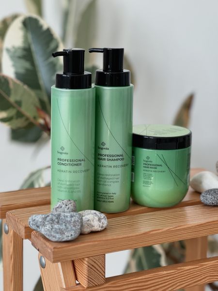 Маска для волосся Bogenia Keratin Recovery Professional Hair Mask Кератинове відновлення, 500 мл 0509 фото