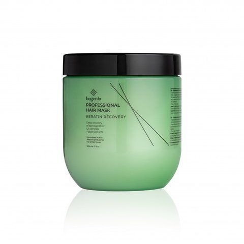 Маска для волосся Bogenia Keratin Recovery Professional Hair Mask Кератинове відновлення, 500 мл 0509 фото