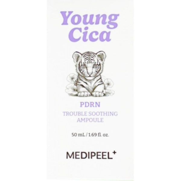 Заспокійлива ампульна сироватка для чутливої та проблемної шкіри Medi-Peel Young Cica PDRN Trouble Soothing Ampoule, 50 мл 2124 фото