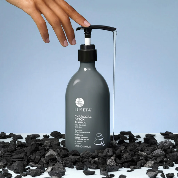 Шампунь для жирного волосся Luseta Beauty Charcoal Detox, 500 мл 6096 фото