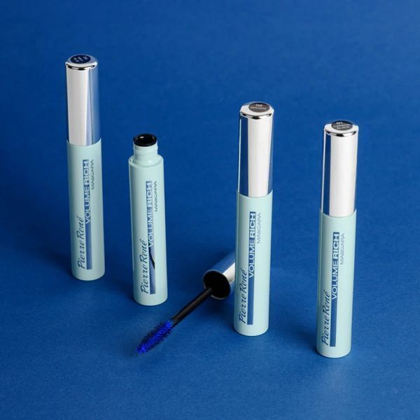Туш для вій об&rsquo;ємна синя Pierre Rene Volume Rich Mascara №04, 10 мл 5729 фото