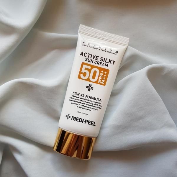 Захисний крем від ультрафіолету Medi-Peel Active Silky Sun Cream, 50 мл 2058 фото
