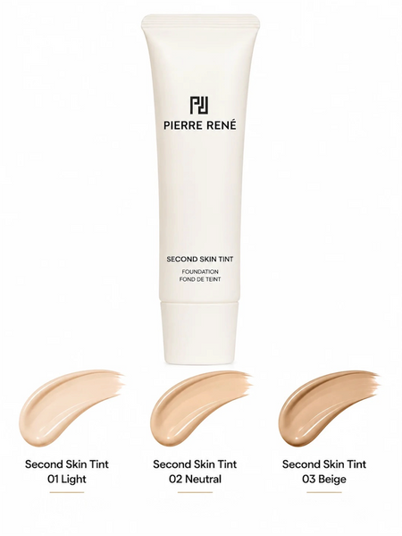 Тональна основа-тінт для обличчя Pierre Rene Second Skin Tint Foundation 02 Neutral, 25 мл 5756 фото