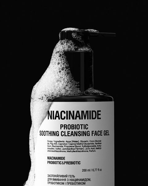 Заспокійливий гель для вмивання Mr.SCRUBBER Niacinamide з ніацинамідом, пробіотиком і пребіотиком, 200 мл 0112 фото