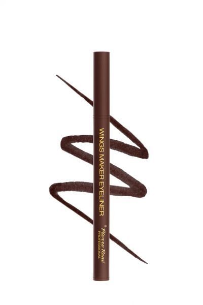 Підводка-маркер ультратонкий для очей коричневий Pierre Rene Pierre Rene EYE PEN WINGS MAKER №02, 0.5 мл 5736 фото