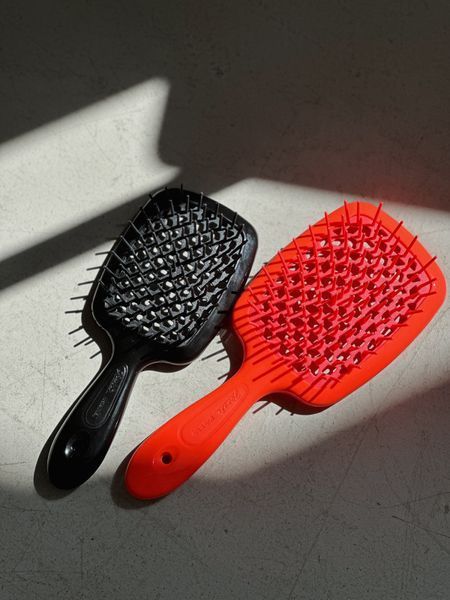 Расческа для волос Janeke Superbrush The Original (бирюза с белым) 1204 фото