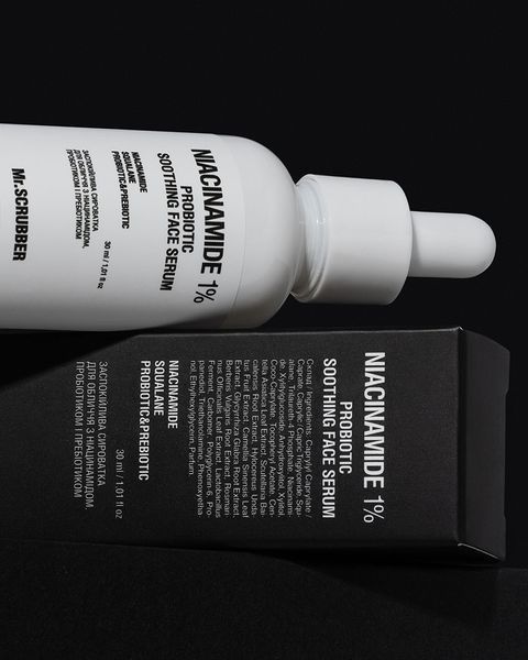 Заспокійлива сироватка для обличчя Mr.SCRUBBER Niacinamide 1% з ніацинамідом, пробіотиком і пребіотиком, 30 мл 0114 фото