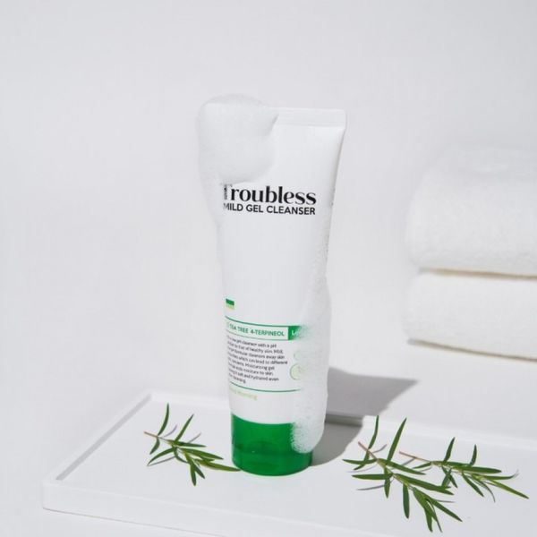 М&rsquo;який гелевий засіб для очищення проблемної шкіри Troubless Mild Gel Cleanser, 120 мл 7607 фото