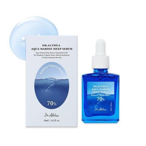 Інтенсивно зволожувальна та відновлювальна веганська сироватка Dr.Althea Aqua Marine Deep Serum, 30 мл 8318 фото
