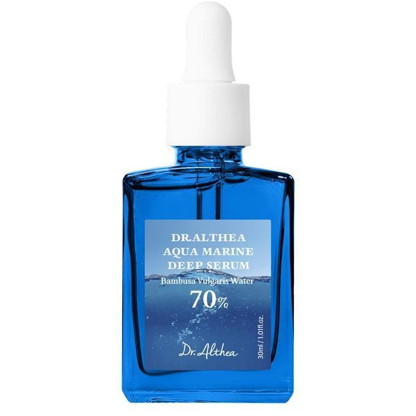 Інтенсивно зволожувальна та відновлювальна веганська сироватка Dr.Althea Aqua Marine Deep Serum, 30 мл 8318 фото