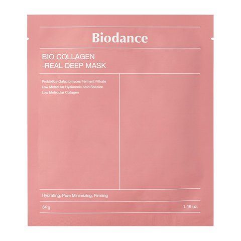 Увлажняющая гидрогелевая ночная маска для лица с колагеном Biodance Bio-Collagen Real Deep Mask, 34 г 3000 фото