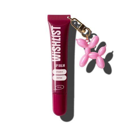Бальзам-блиск для губ WiSHLiST Lip Gloss Balm Ruby Nectar + іграшка-брелок, 10 мл 8202 фото