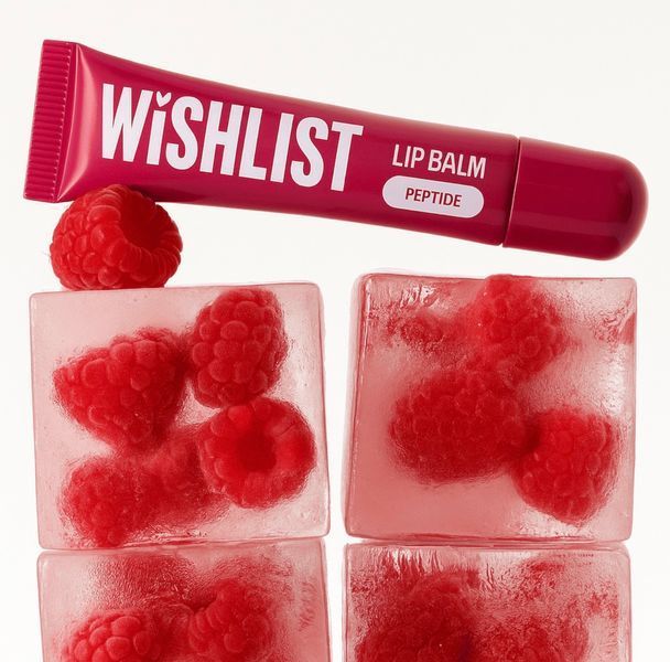 Бальзам-блиск для губ WiSHLiST Lip Gloss Balm Ruby Nectar + іграшка-брелок, 10 мл 8202 фото
