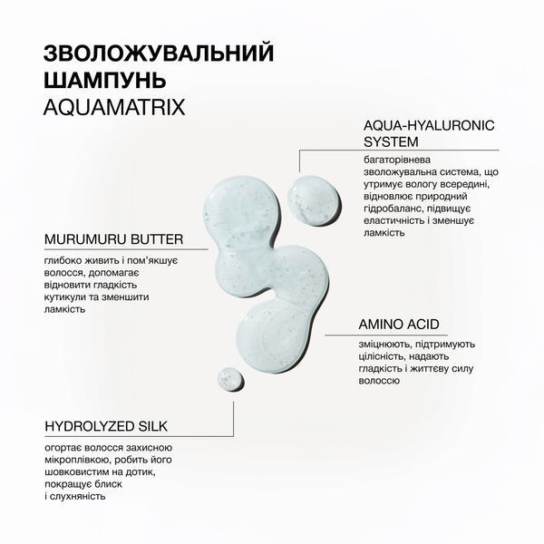 Увлажняющий шампунь для всех типов волос Triology. Aquamatrix, 500 мл 6602 фото