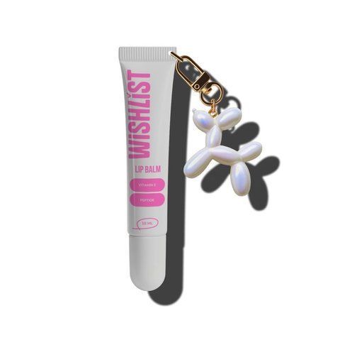 Бальзам-блиск для губ WiSHLiST Lip Gloss Balm Crystal Sorbet + іграшка-брелок, 10 мл 8204 фото
