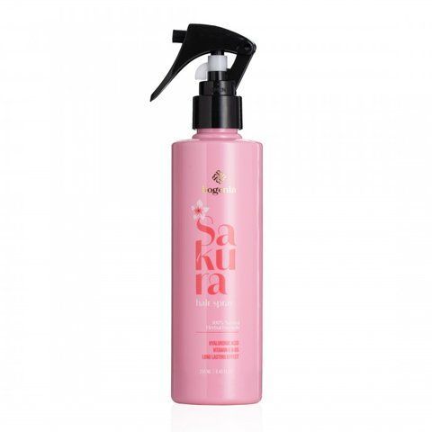 Термозащитный спрей для волос Bogenia Sakura Hair Spray, 250 мл 0528 фото
