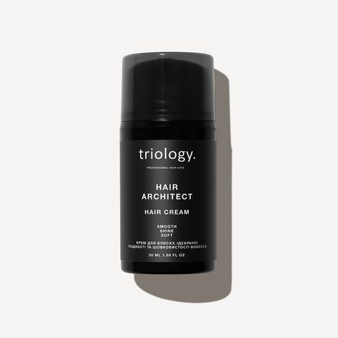 Крем для блиску, ідеальної гладкості та шовковистості волосся Triology. Hair Architect, 50 мл  6630 фото